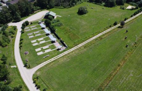 Unser Gorodkiplatz am Gelände des Baggersees