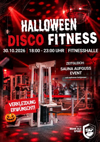 TSV – Aushang – Disco Fitness Halloween
